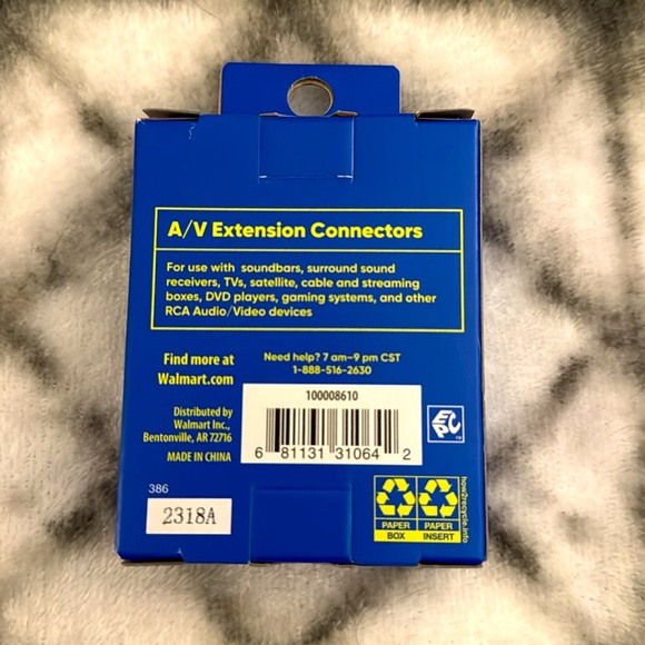 2pack of A/V Extension Connectors - Groove Onn - Picture 2 of 2